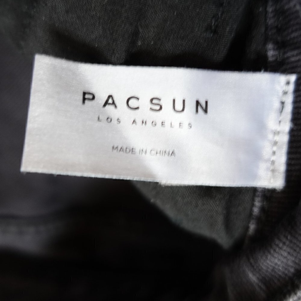pacsun Mom Jean Straight Leg Faded Black Gray Women's 25 - Picture 2 of 12